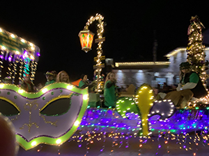 Kevin Littrell Construction Merry Mardi Gras Boat 2