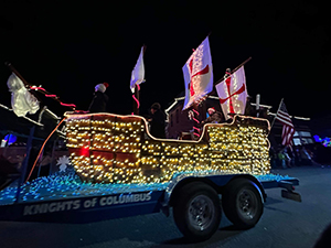 Knights of Columbus Santa Maria Christmas Boat 2