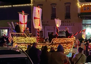 Knights of Columbus Santa Maria Christmas Boat 3